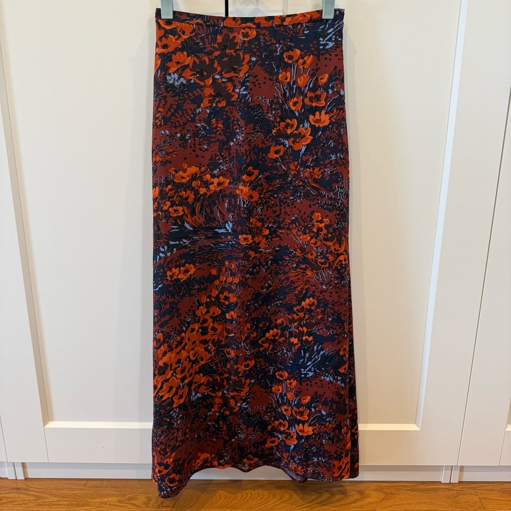 SAMSOE SAMSOE Floral Print Maxi Skirt XS